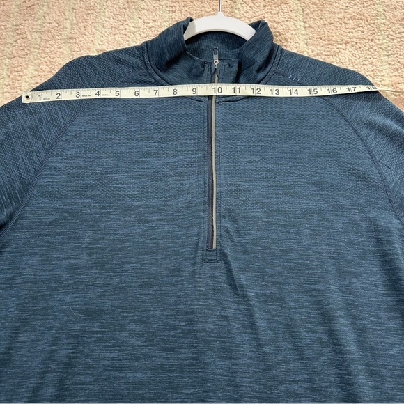 Lululemon Metal Vent Tech 1/2 Zip Men's Navy Pullover Size XL - Picture 8 of 16